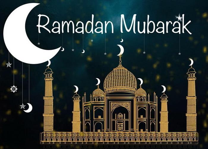 Фото С началом РАМАДАНА 2025. Красивые открытки с надписями к празднику на арабском и русском языках 7